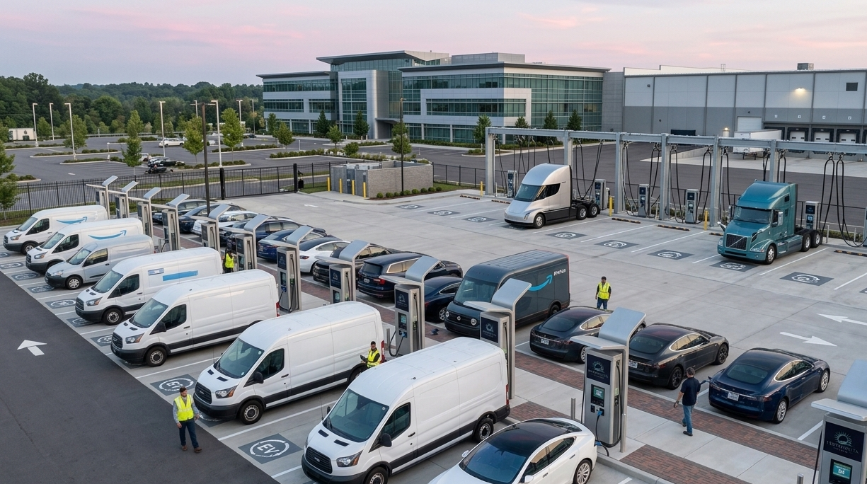 Fleet charging yards 
